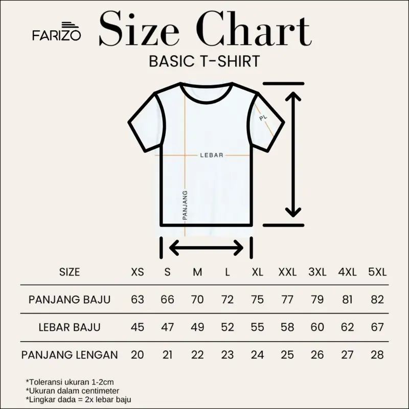 Kaos Basic - Merah Maroon (Cotton Combed 30s Premium) T-Shirt Unisex - FARIZO 3