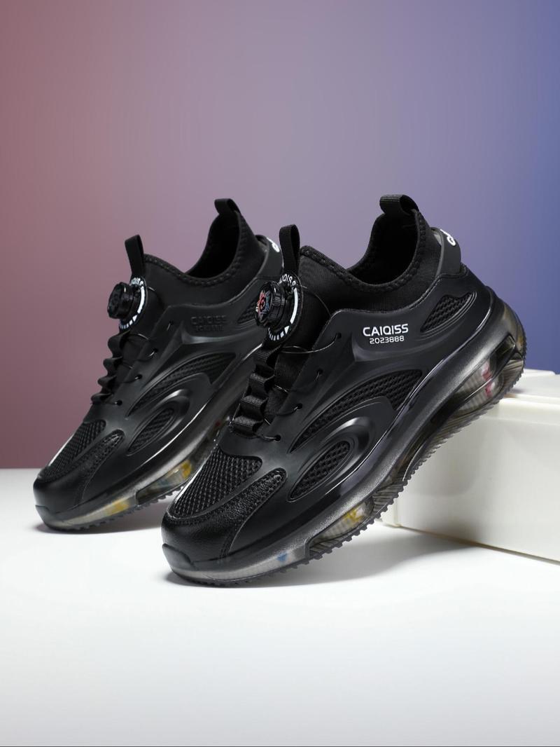 Product Introduction of Men's Fashionable Lace Up Low Top Sneakers, Casual Comfortable Breathable Sports Running Shoes, All-match Non-slip Sneakers for Daily Wear, Closed 9