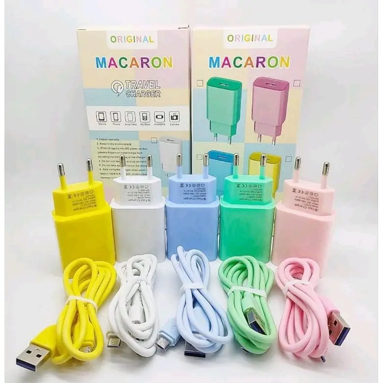 CHARGING MACARON 4.0A MICRO USB/TYPE C Charger