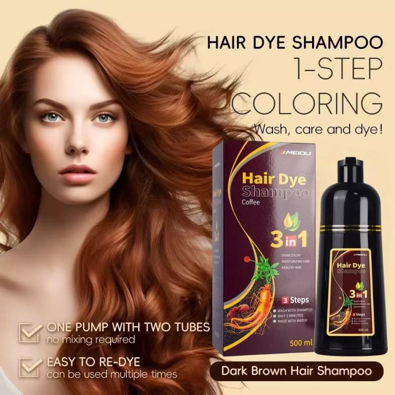 Pewarna Rambut Original Brown Instant Coloring 500ml untuk Rambut ...