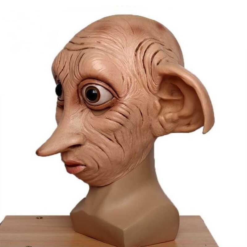 Product Introduction of Ready Stock Adult Unisex Magic ELF Mask Movie Potter Voldemort Cosplay Mas Party Game Spoof Bald Latex Headgear Halloween Costume Supplies Accessory 7