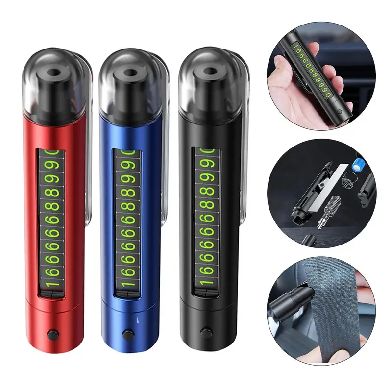 Bảng Biển Số Đỗ Xe Tạm Thời Cho Ô Tô, Thiết Kế Bốn Trong Một 8