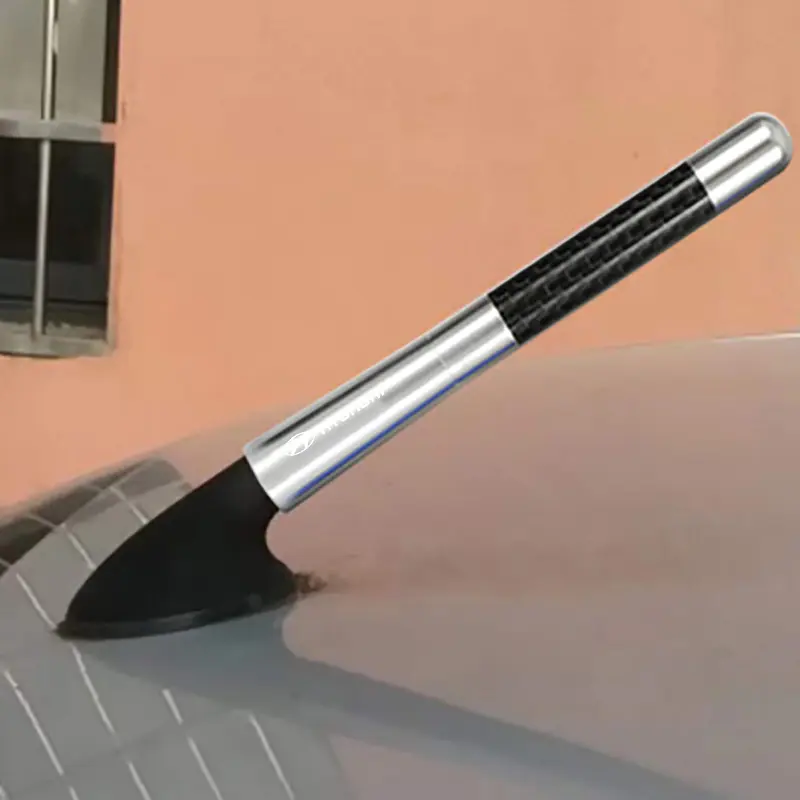 Ăng Ten Radio Sợi Carbon Thông Dụng Cho Xe Hơi, 1 Cái, 12Cm, Cho Hyundai Ioniq 5 Kona Certa Elantra Santa Fe I10 Sonata Tucson Accent IX25 IX35 8