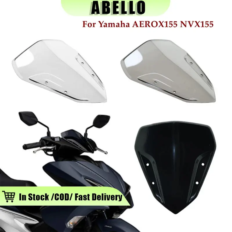 Windshield Visor Carbon fiber / Plastic Windshield  for Yamaha Aerox AEROX 155 V1 /VISOR NVX 155