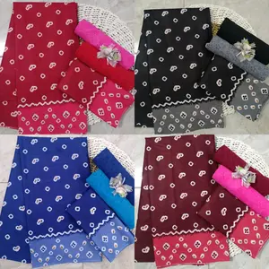 Kain Batik Katun Motif Jumputan Kain Seragam Halus Adem Tebal
