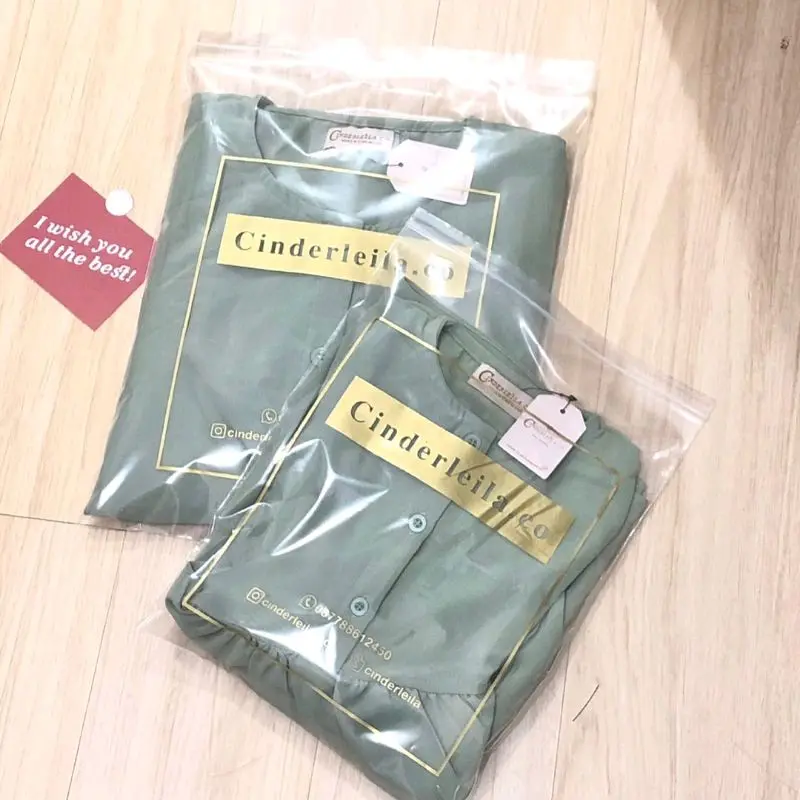 plastik sablon ziplok bening/plastik klip bening