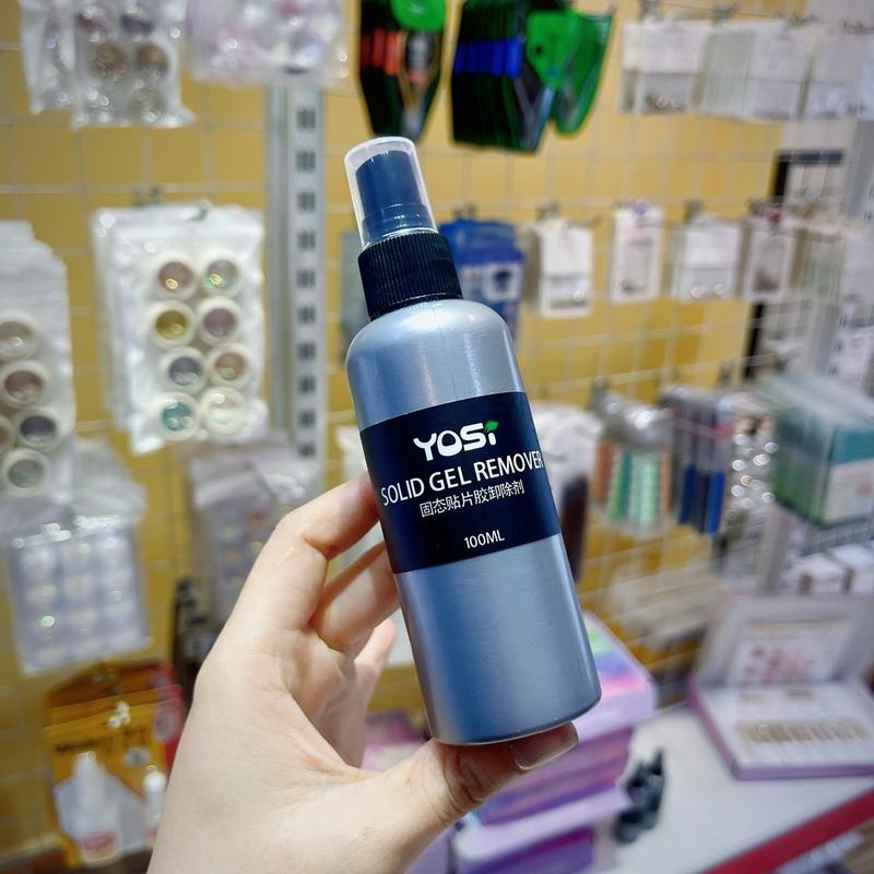 Chai xịt tháo móng úp  Làm Nail YOSI 100ml tháo móng giả không đau không nóng rát không gây hại móng thật. Tan Keo giúp tháo móg nhanh