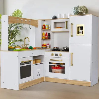 Corner Kitchen Play Kitchen Big W Kids Kitchen Set Big TikTok Shop