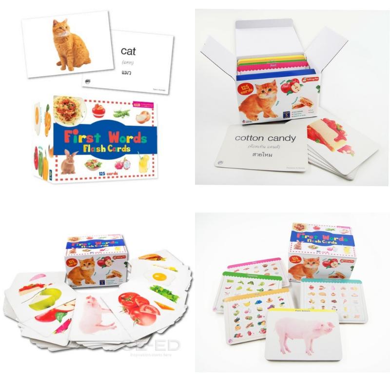 Product Introduction of สวัสดิการสด แฟลชการ์ดกล่องน้ำเงิน -- First Word Flashcards // แฟลชการ์ดภาพจริง แฟลชการ์ดผัก ผลไม้ สัตว์ ขนมหวาน&เครื่องดื่ม อาหาร 17