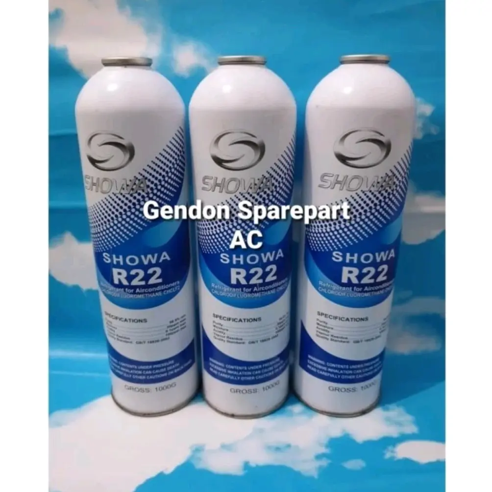 Freon Ac R22 Fre on Refrigerant R22 Kaleng Isi 1Kg