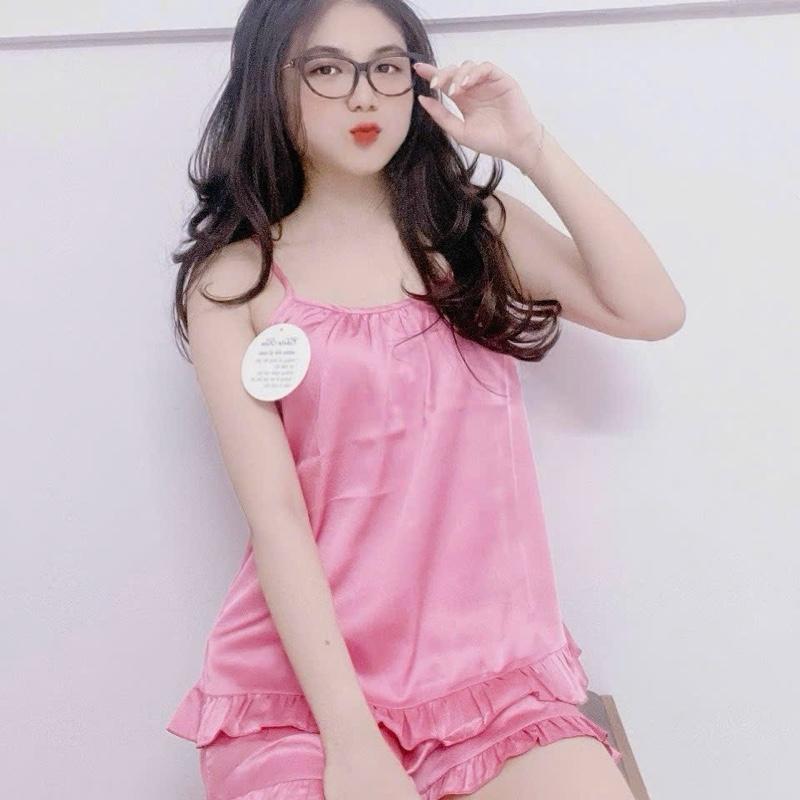 Bộ đùi dây mặc nhà chất liệu vải Latin cao cấp 8