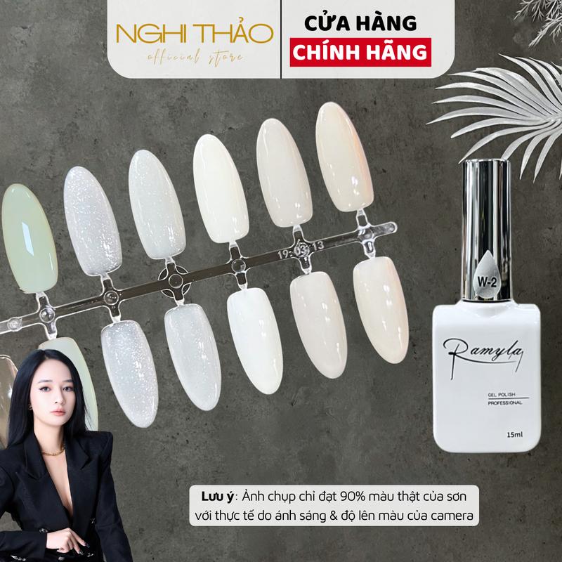 Sơn gel trắng sữa RAMYLA làm nail