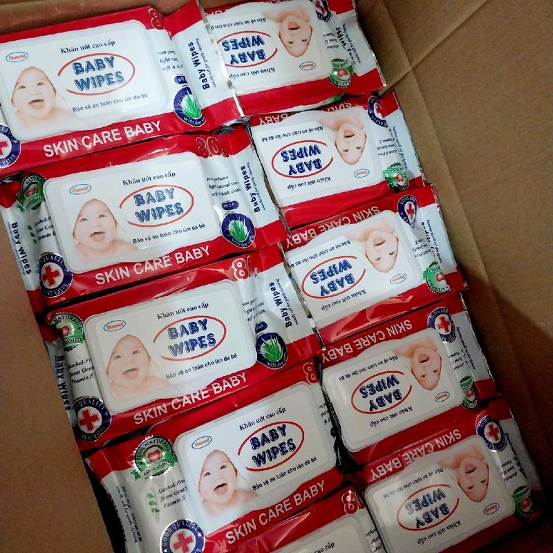 COMBO 20 GÓI KHĂN ƯỚT Baby Wipes 80g.