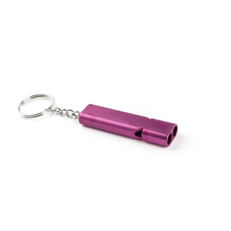 Product Introduction of Amazon Hot-Selling Flat Metal Dual-Frequency Survival Whistle Dual-Tube High-Frequency Metal Outdoor Survival Whistle 11