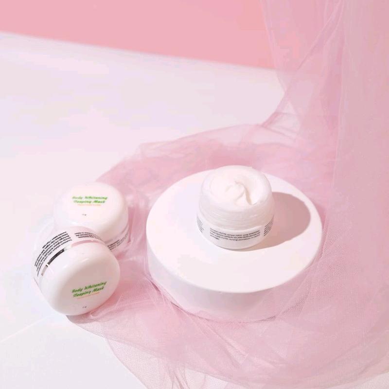 Sleeping Mask Body Butter/Premium body butter/Whitening Sleeping Mask by Risda skin Glow 15gr (malam) Pemutihan Acid 2