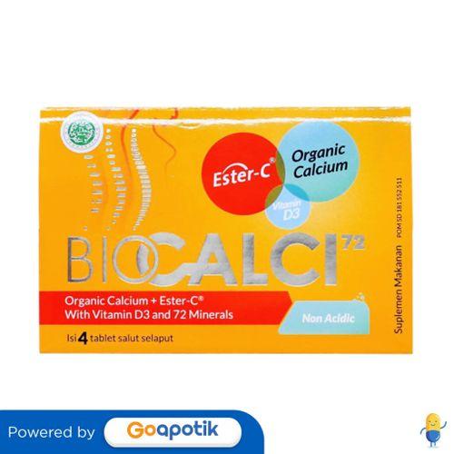 Gambar BIOCALCI-72 STRIP 4 TABLET dari Apotek Dharma Medika Tabanan by GoApotik Kab. Tabanan Tokopedia