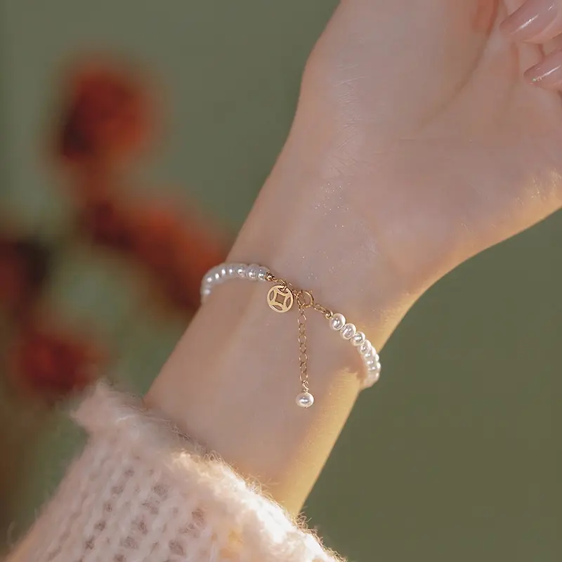 【Sktlz】 Red Beads Rabbit Bracelet Women's Fashion Valentine's Day Gift Bracelets Chain 4