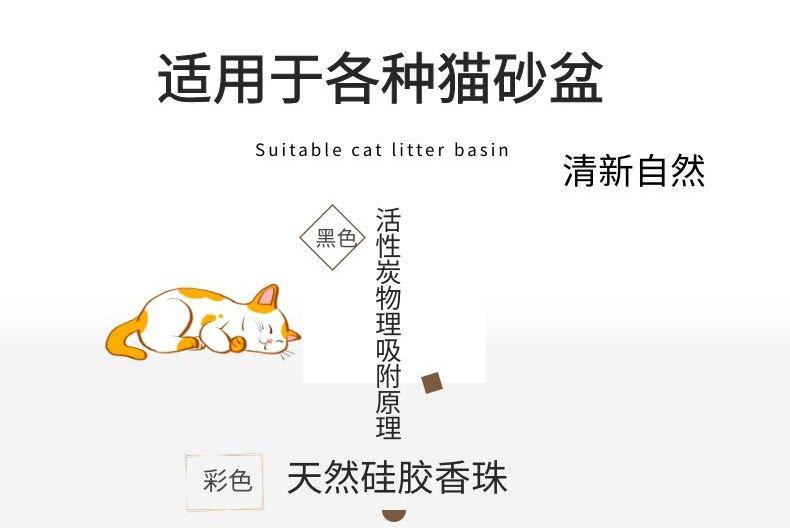 Product Introduction of Cat Litter Deodorizer Beads, Deodorant for tofu cat litter, automatic cat litter box, sand, bentonitecats 3