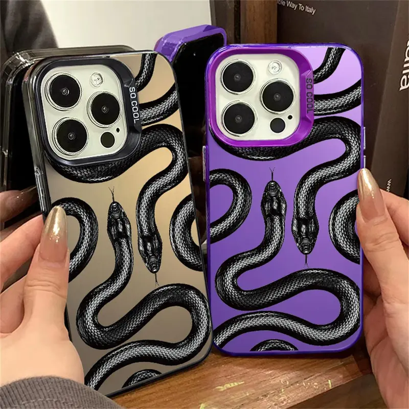 Ốp Điện Thoại bảo vệ chống thấm nước rắn hoạt hình, Tương thích với IPhone 11, 15, 12, 13 Pro, XS Max, X, XR, 14 Plus, vỏ máy ảnh, nút kim loại, vỏ chống sốc 1