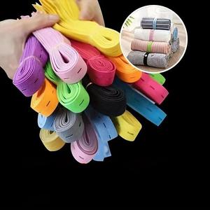 Halloween Random Color Adjustable Storage Strap with Button, 30pcs/set Elastic Storage Strap, Storage Organizer for Travel, Drawer and Cabinet