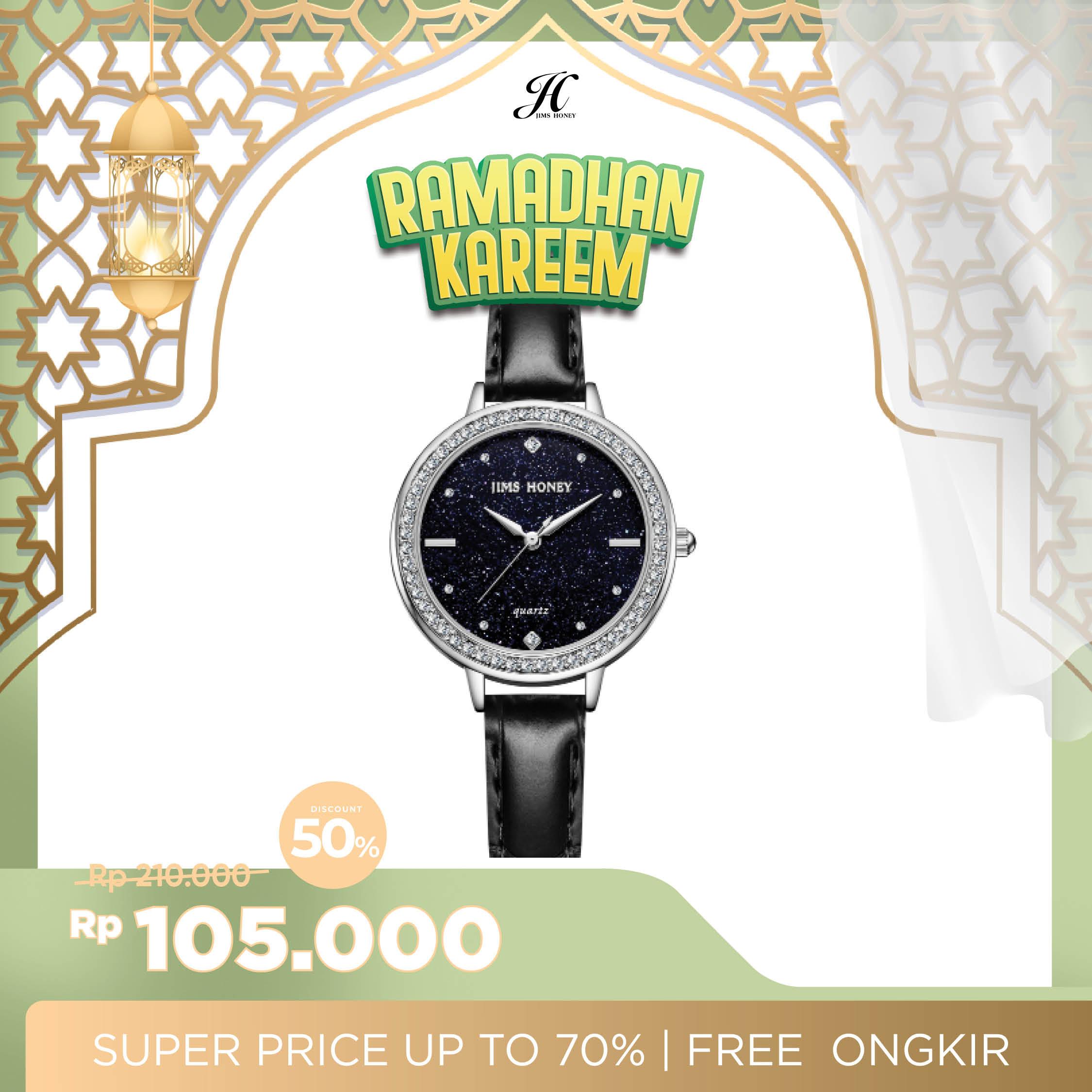 JIMS HONEY JAM TANGAN JHW 16 (FREE BOX + BATERAI)