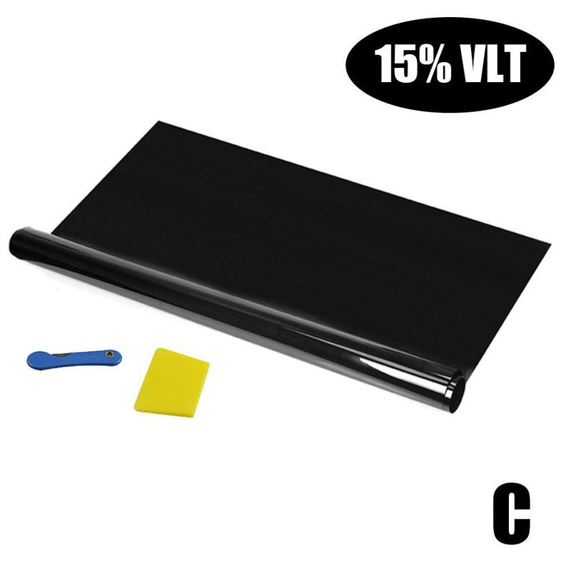 Product Introduction of Sun Shade Film For Car 1/5/15/25/35/50 Percent Window Tint Film Glass Sticker Sun Shade Film K2L7 61