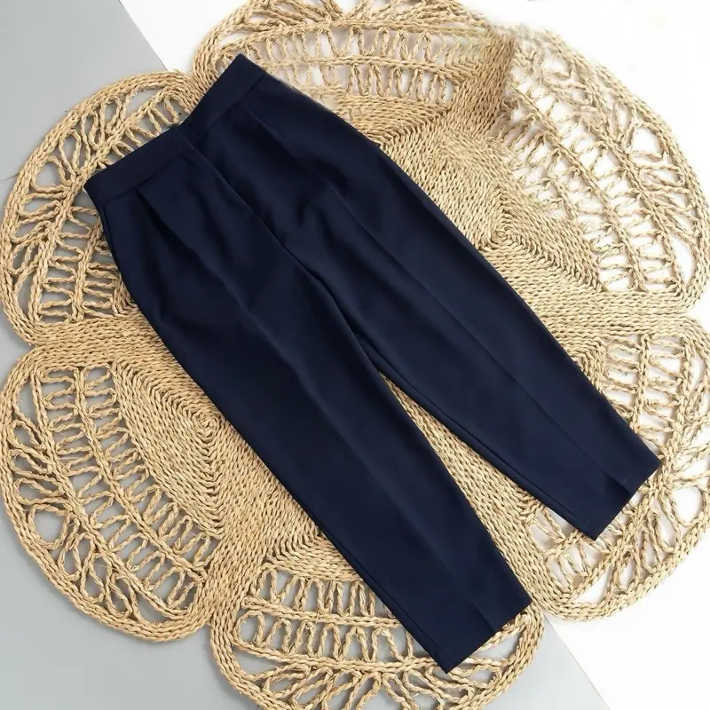 Q37: (Sz 40-75kg) Quần Baggy Công Sở 9 Tấc