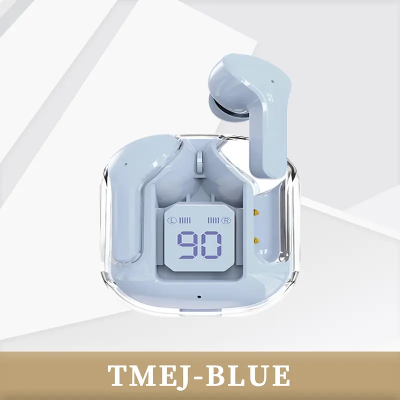 Tai nghe Bluetooth TMEJ,  Thiết kế nhỏ gọn thông minh, Kết nối cực nhanh - Có hỗ trợ báo dung lượng pin 0