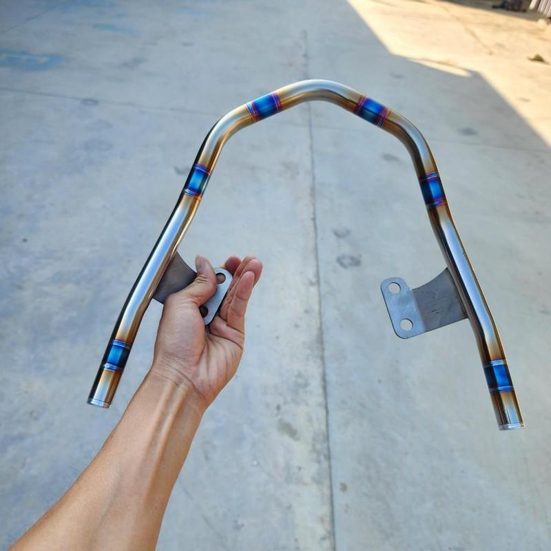  Tay xách Form TT  cảng wave 110  wave 100  Sirius inox 304 mối hàn titan Phụ Tùng Phụ Kiện 