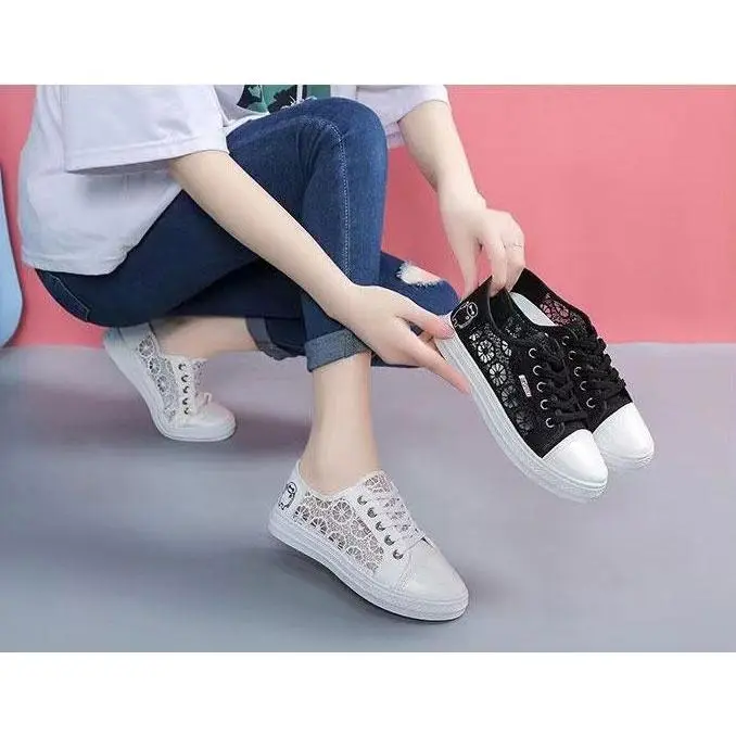 Giày Thể Thao Nữ, Mềm Mại Nhẹ Thoáng Khí , Lưới Mỏng Phong Cách Mới GN47 Shoes Sneaker giay hocsinh tho 8