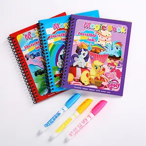 LO Magic Water Book Buku Gambar Mewarnai Ajaib Magic Water Pen Buku Warna Mainan Edukasi Anak Coloring Books