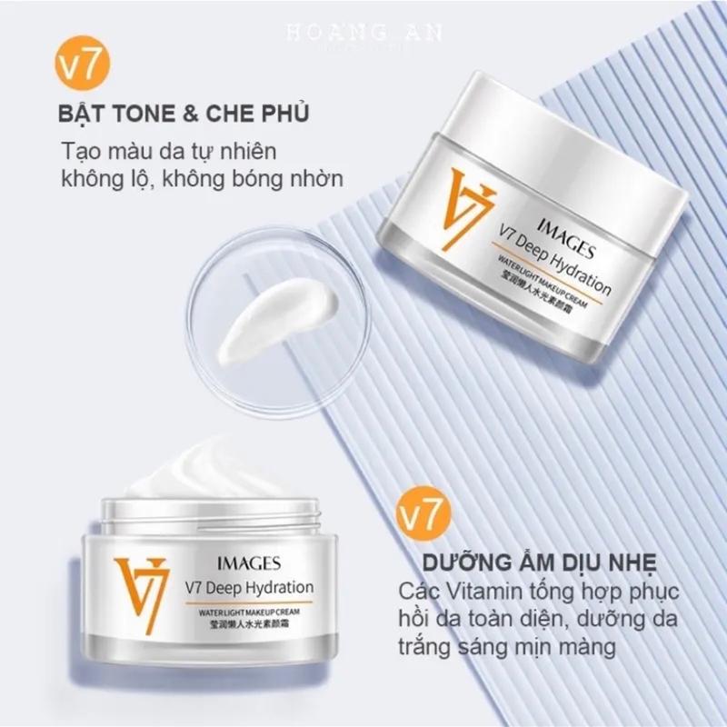  Kem V7 Hymey’s Hỗ trợ dưỡng trắng da SPF 20+ Dùng cho nam và nữ 