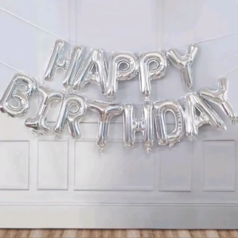 Bộ Bóng Chữ Happy Birthday trang trí sinh nhật 3
