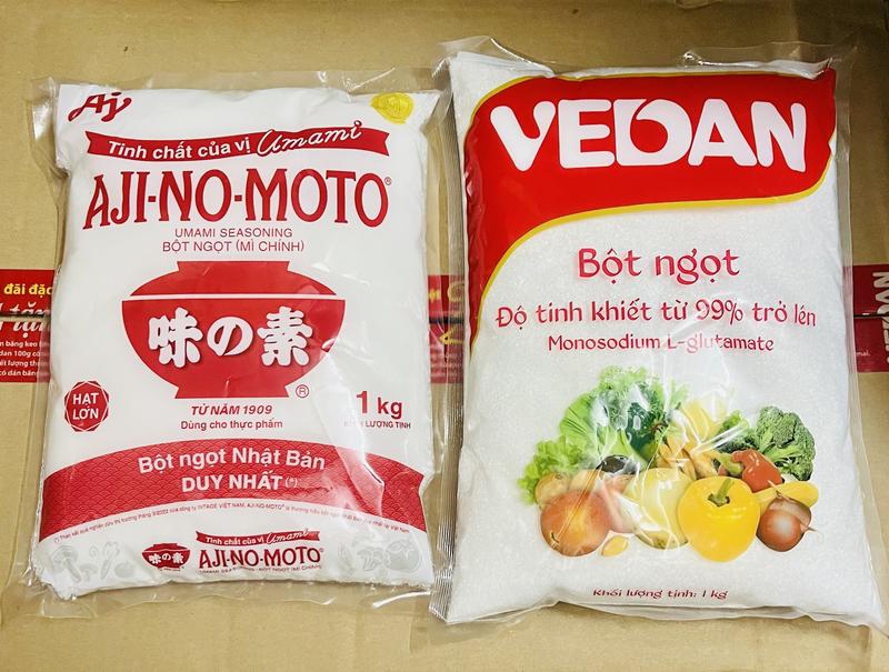  Bột ngọt Ajinomoto  hạt lớn  Vedan  hạt nhỏ  gói  1kg  
