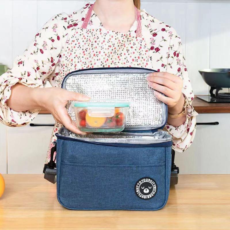 Product Introduction of Túi cách nhiệt, chất liệu vải Oxford mới, không thấm nước, thích hợp cho dã ngoại ngoài trời, túi đá, có Dây Đeo 21