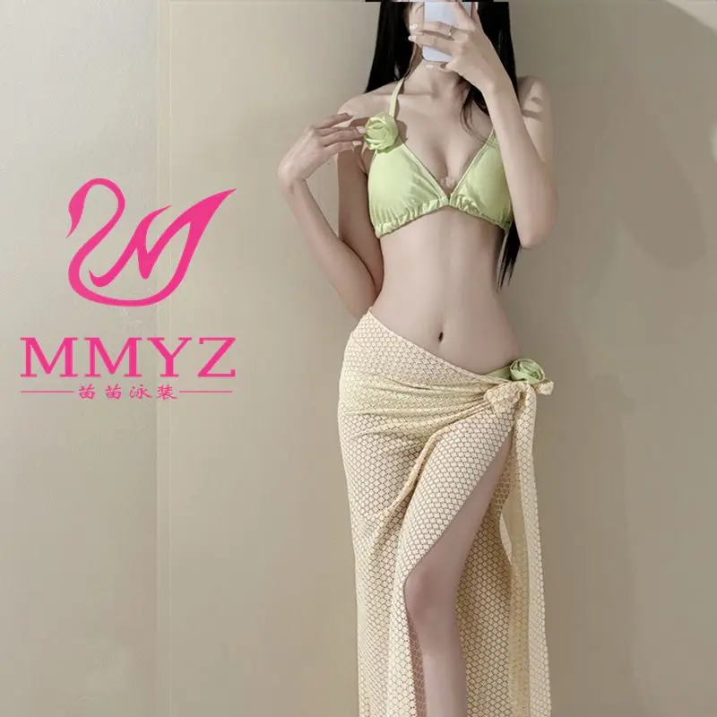 Bộ Bikini, Bộ Hai Mảnh, Váy Dài, Thích Hợp Cho Kỳ Nghỉ Bãi Biển Và Đảo, Áo Tắm Cho Nữ, Bộ Ba Mảnh, Gợi Cảm, Với Mùa Xuân Hè Mùa Hè, Năm 2024 3