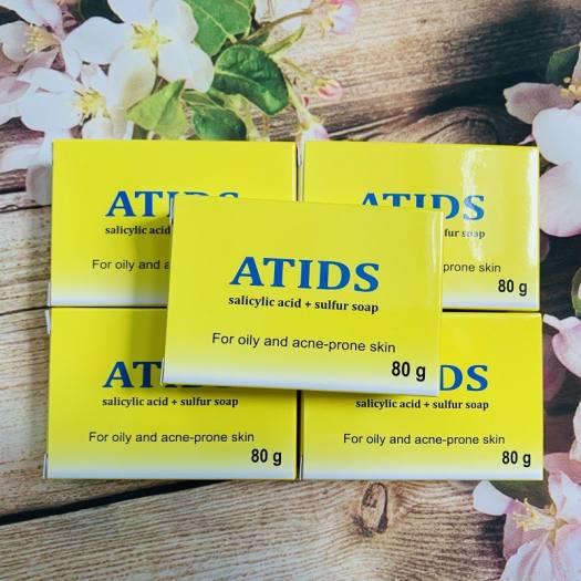 Xà phòng y khoa Atids Hỗ trợ giảm mụn lưng Giảm mụn cơ thể Giảm giày sừng nang lông - Dược sĩ Mạnh