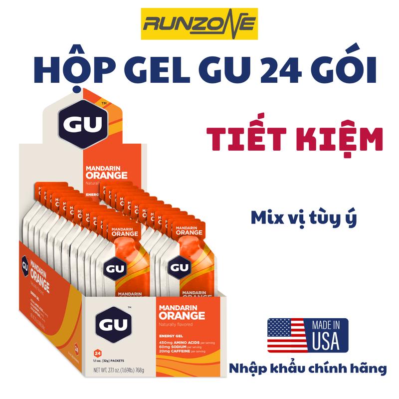 Gel Gu Năng Lượng Gu Energy- Hộp 24 Gói- RunZone