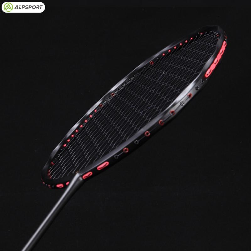 ALP V5 PRO Max 32Lbs 5U T800 Raket Bulutangkis Ofensif Ringan Full Carbon MXH CUSION TECH + Rangka Gelombang + Poros Pantul Cepat 100% Asli Badminton Olahraga raket badminton original import 2024 8