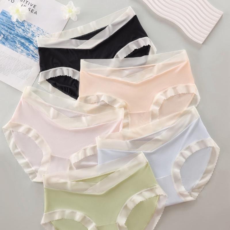 Set 5 Chiếc Quần Lót Bầu Cạp Chéo | Chất Su Nước mềm mại không lộ viền - Size L XL XXL