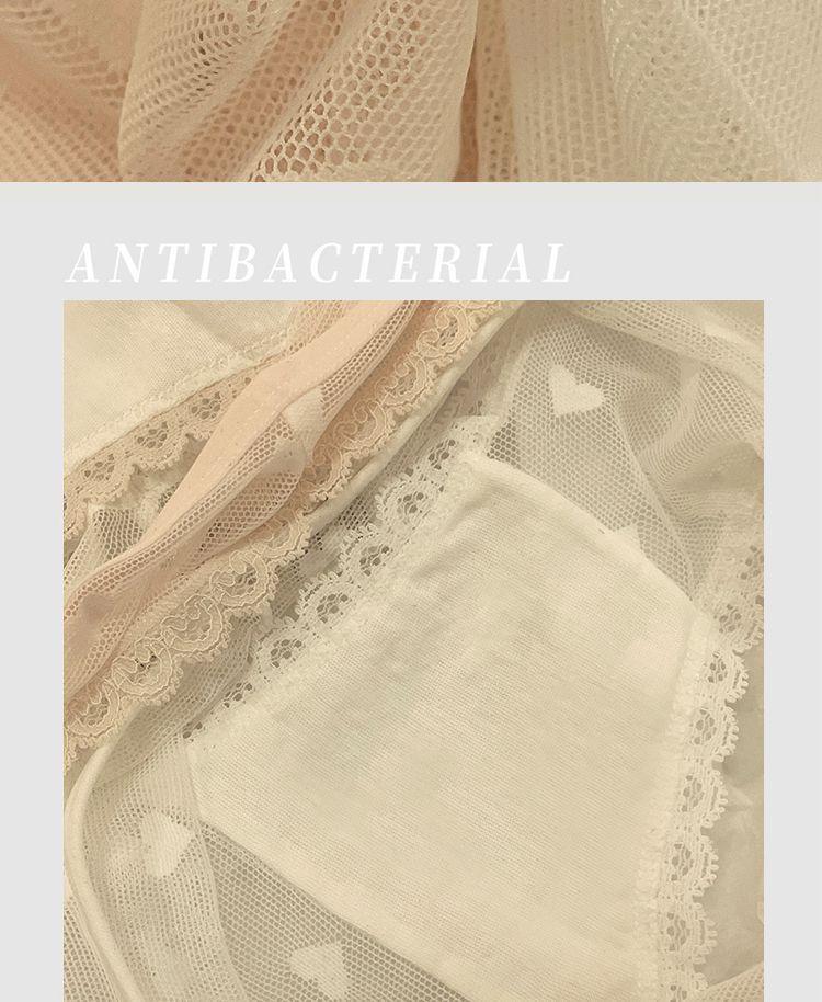 Product Introduction of Đồ Lót Ren, Dành Cho Nữ, Chất Liệu Cotton, Kháng Khuẩn, Thích Hợp Cho Học Sinh, Gợi Cảm Và Cá Nhân Hóa, Thiết Kế Quyến Rũ, cạp vừa, Quần Lót Không Đường May An Toàn, Bộ Sưu Tập 2364 Người 8