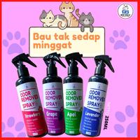 Gambar odor remover spray penghilang bau kotoran pipis urine kucing 250ml dari Bos Bulu Kota Bogor 3 Tokopedia