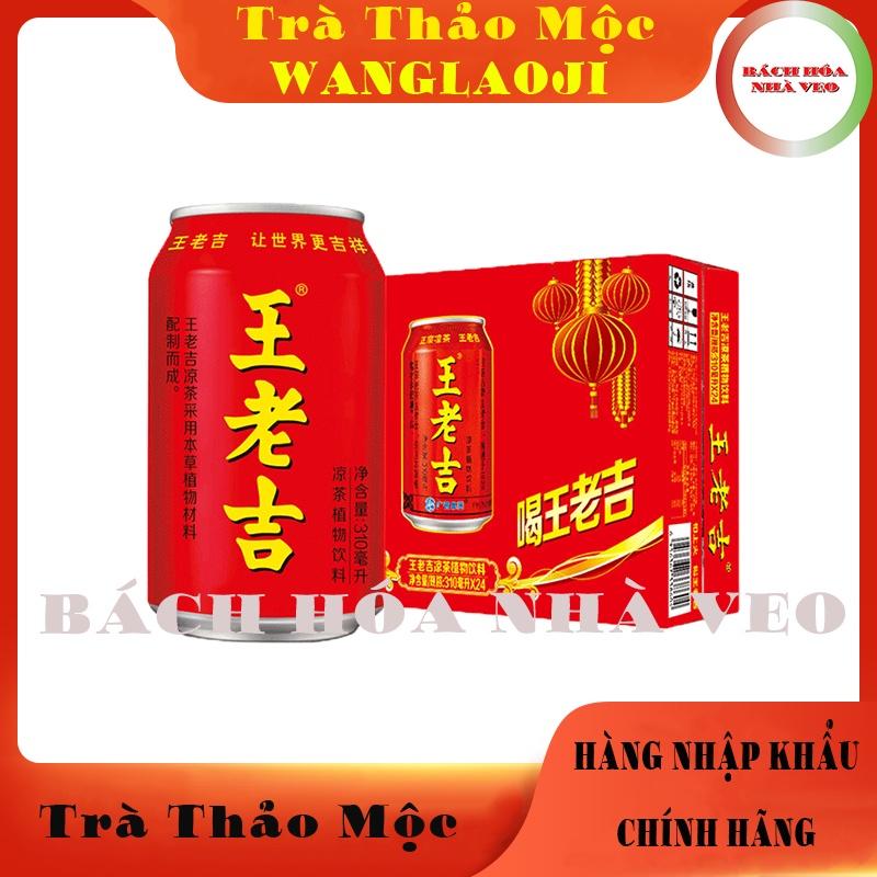   LẺ  Trà thảo mộc wanglaoji Nước Sâm Trà Lon Đỏ Trung Quốc Hàng Nhập Khẩu Chuẩn Date Mới 