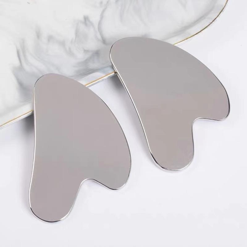 Stainless Steel Gua Sha Facial Tool Beauty Tool Universal GuaSha Massage Tool Remove Wrinkles Relieve Skin Fatigue Gua Sha Board for Face 5