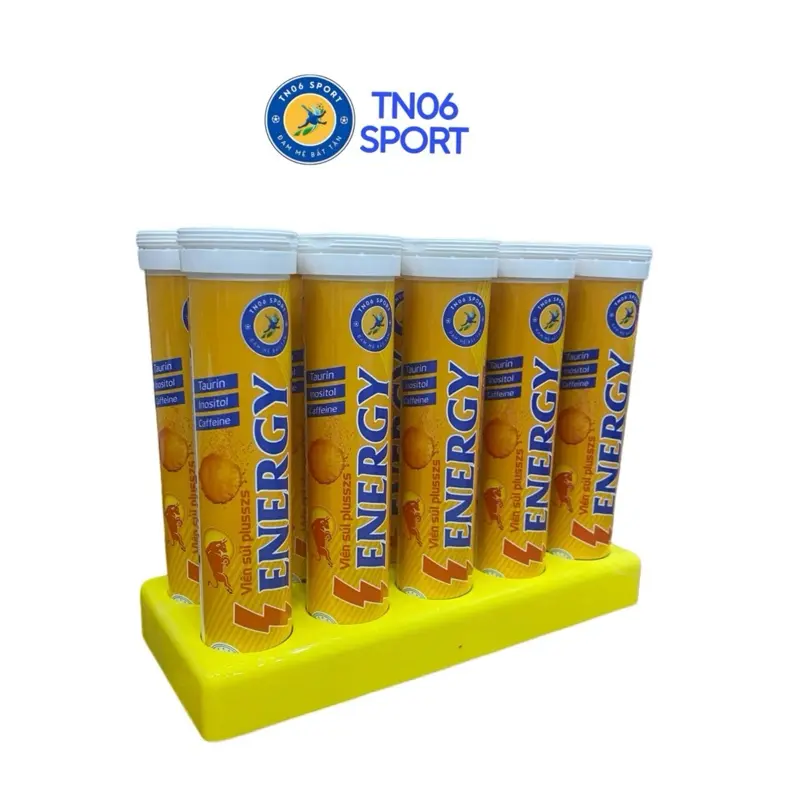 Combo 10 lọ tặng 1 lọ viên sủi thể thao Plusszs Energy tuýp 20 viên