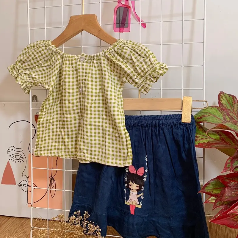 Lokawear | One set tania, setelan anak perempuan Motif 2