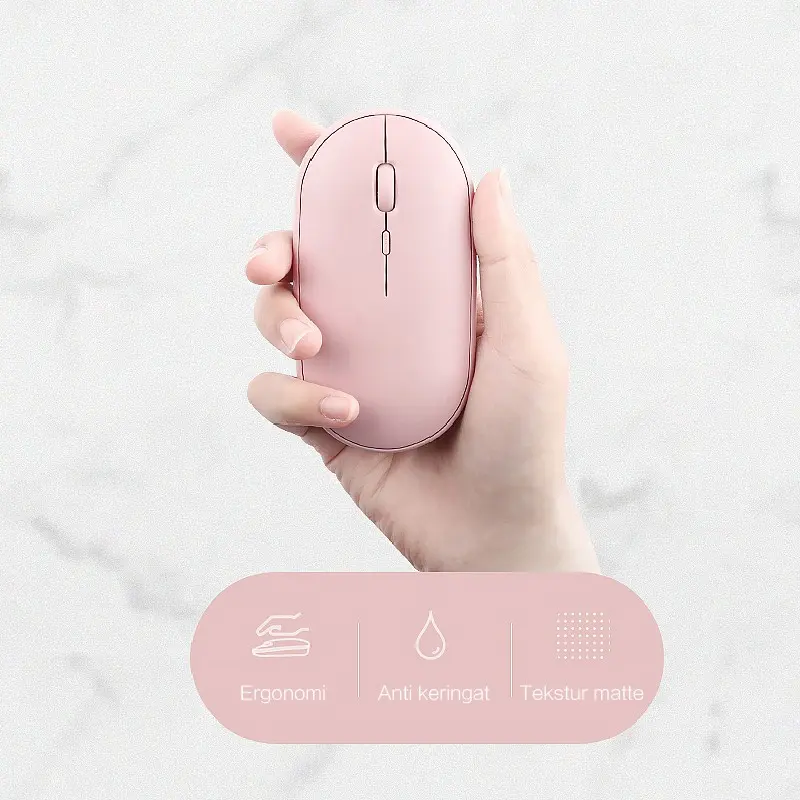 Wireless Optical Mouse Dan Minimalism - MSE6 4