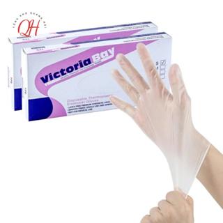 Hộp 100 găng tay nấu ăn siêu dai Victoria Bay làm bếp siêu dai chất liệu TPE…