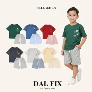 HALLOKIDS Dalfix -Setelan Anak Laki Laki Anak Perempuan 1-7 Tahun