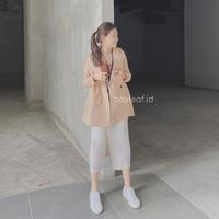 Gambar Bayleaf.id Rossa Coat Blazer Formal Size Jumbo - BEIGE, XXL dari bayleaf.id Kota Kediri 5 Tokopedia